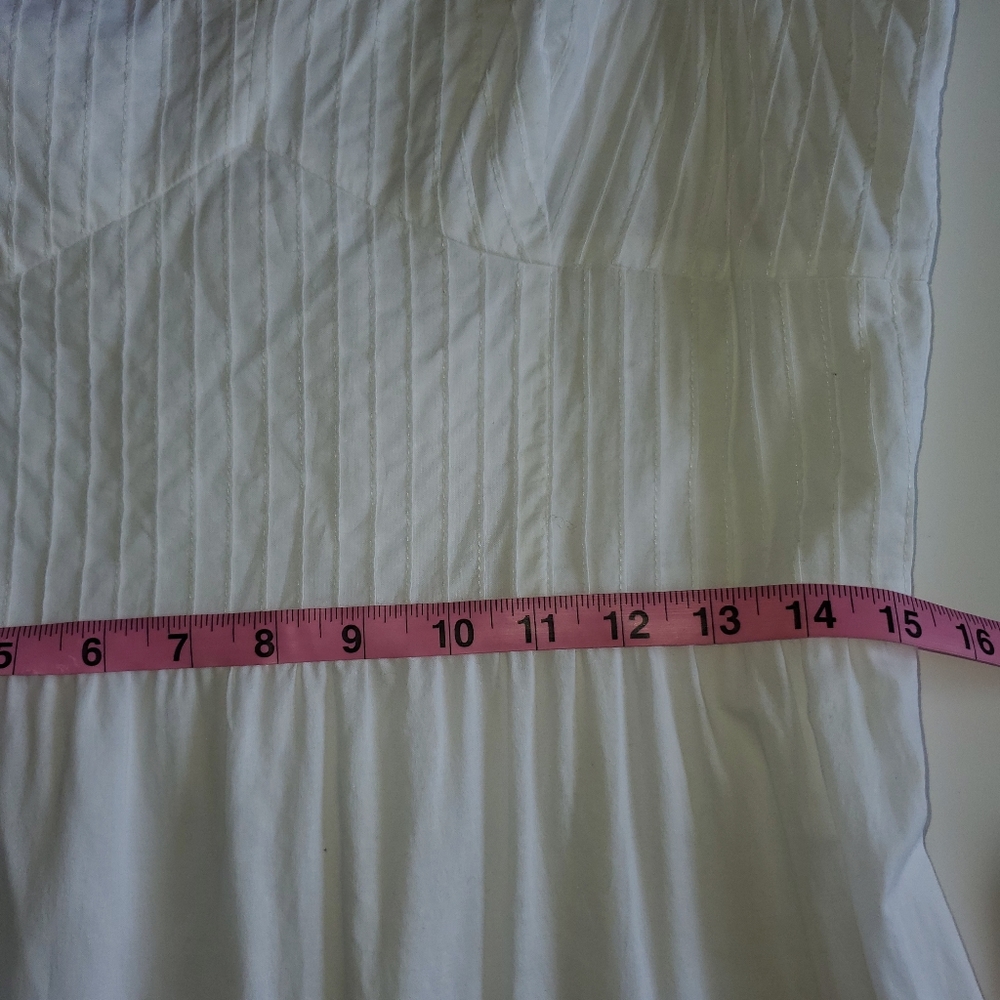Ann Taylor Loft white dress with spaghetti straps - Picture 15 of 16